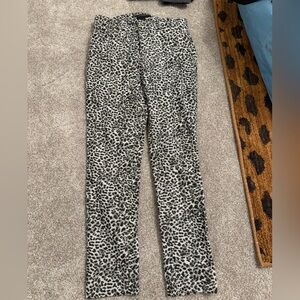 Leopard Print trousers - Banana Republic